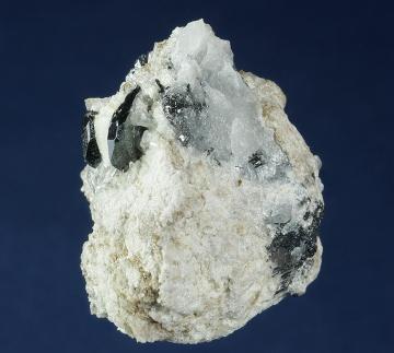 VGH1 Hematite with Zunyite from Veta Grande claim, Middle Camp-Oro Fino District, Dome Rock Mts, La Paz Co., Arizona, USA