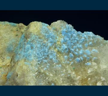 CMS202 Cyanotrichite from Sunshine #3 Tunnel, Blanchard Mine, Hansonburg District, Bingham, Socorro County, New Mexico, USA CMS202 Cyanotrichite from Sunshine #3 Tunnel, Blanchard Mine, Hansonburg District, Bingham, Socorro County, New Mexico, USA
