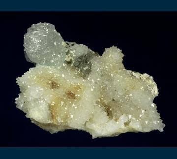 Q338 Fluorite on Quartz from Mex-Tex Mine, Hansonburg District, Bingham, Socorro County, New Mexico, USA