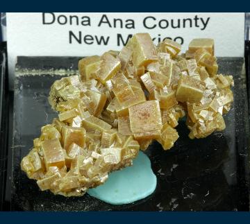 TN226 Wulfenite from Stevenson-Bennett Mine, Organ District, Organ Mts., Dona Ana Co., New Mexico, USA TN226 Wulfenite from Stevenson-Bennett Mine, Organ District, Organ Mts., Dona Ana Co., New Mexico, USA