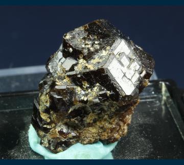 TN232 Grossular garnet from Drain Pipe prospect, Esmeralda Co., Nevada, USA TN232 Grossular garnet from Drain Pipe prospect, Esmeralda Co., Nevada, USA