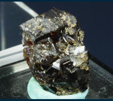 TN232 Grossular garnet from Drain Pipe prospect, Esmeralda Co., Nevada, USA TN232 Grossular garnet from Drain Pipe prospect, Esmeralda Co., Nevada, USA