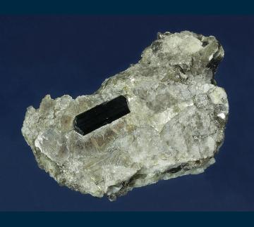 CMS143 Schorl in Muscovite with Clevelandite from Keene Mica Products Mine, Gilsum, Cheshire County, New Hampshire, USA CMS143 Schorl in Muscovite with Clevelandite from Keene Mica Products Mine, Gilsum, Cheshire County, New Hampshire, USA