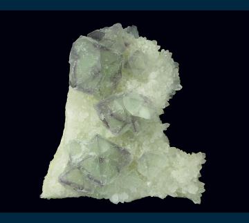 F115 Fluorite on Quartz from Homestake-Jack Pot Mine, Oatman District, Mohave County, Arizona, USA