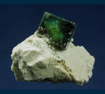 F172 Fluorite on Orthoclase from Erongo Mountain, Usakos and Omaruru Districts, Erongo Region, Namibia