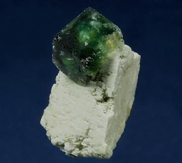 F172 Fluorite on Orthoclase from Erongo Mountain, Usakos and Omaruru Districts, Erongo Region, Namibia