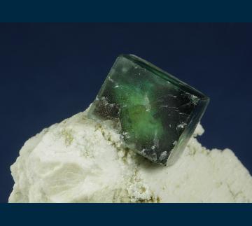 F172 Fluorite on Orthoclase from Erongo Mountain, Usakos and Omaruru Districts, Erongo Region, Namibia