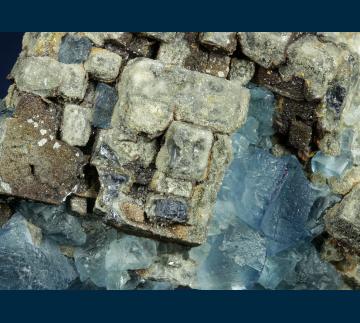 F309 Fluorite and Galena from Blanchard Mine, Hansonburg District, Bingham, Socorro County, New Mexico, USA F309 Fluorite and Galena from Blanchard Mine, Hansonburg District, Bingham, Socorro County, New Mexico, USA