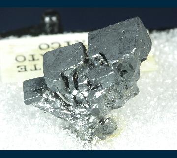 Acanthite pseudomorph after Argentite - Mexico - RG0722