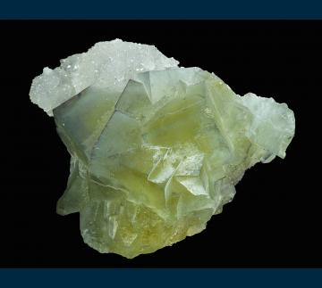 F112 Fluorite on Quartz with Chalcedony from El Portezuelo, Sierra de Ascasti, Catamarca Province, Argentina