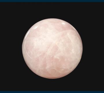 L7 Quartz (var. Rose) sphere from Brazil L7 Quartz (var. Rose) sphere from Brazil