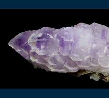 RG1398 Quartz (var. Amethyst) on smoky Quartz from Washington Camp-Duquesne, Santa Cruz Co., Arizona, USA RG1398 Quartz (var. Amethyst) on smoky Quartz from Washington Camp-Duquesne, Santa Cruz Co., Arizona, USA