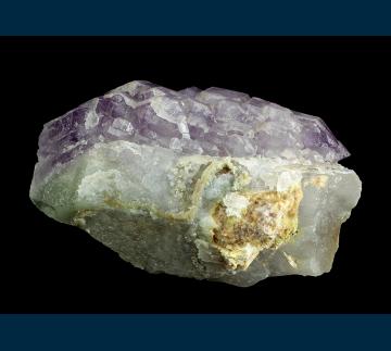 RG1398 Quartz (var. Amethyst) on smoky Quartz from Washington Camp-Duquesne, Santa Cruz Co., Arizona, USA RG1398 Quartz (var. Amethyst) on smoky Quartz from Washington Camp-Duquesne, Santa Cruz Co., Arizona, USA