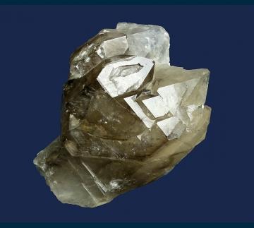 Q112 Quartz ( var. Smoky ) from Krystal Tips Mine, Petersen Mtn., Hallelujah Junction, Washoe County, Nevada, USA