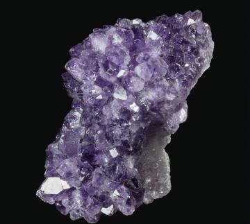 Q171 Quartz (var. Amethyst) cast after Anhydrite? from Artigas Departamento, Uruguay