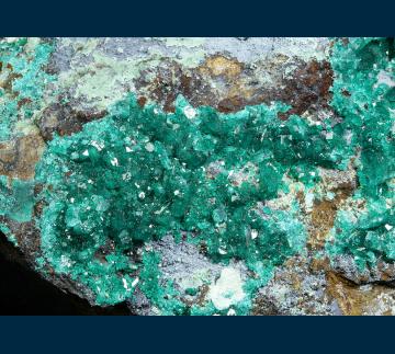 RAY-03 Dioptase from Ray Mine, Ray District, near Kearney, Dripping Springs Mts., Pinal County, Arizona, USA RAY-03 Dioptase from Ray Mine, Ray District, near Kearney, Dripping Springs Mts., Pinal County, Arizona, USA
