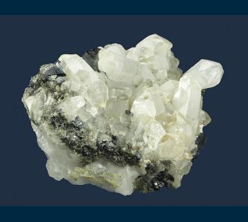 AGB-417 Cassiterite on Quartz from Durango, Mexico