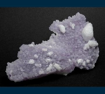PE97 Calcite on Quartz (v. Amethyst) from Valenciana Mine, Guanajuato, Mun. de Guanajuato, Guanajuato, Mexico PE97 Calcite on Quartz (v. Amethyst) from Valenciana Mine, Guanajuato, Mun. de Guanajuato, Guanajuato, Mexico