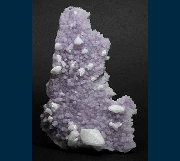 PE97 Calcite on Quartz (v. Amethyst) from Valenciana Mine, Guanajuato, Mun. de Guanajuato, Guanajuato, Mexico PE97 Calcite on Quartz (v. Amethyst) from Valenciana Mine, Guanajuato, Mun. de Guanajuato, Guanajuato, Mexico