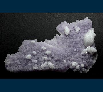 PE97 Calcite on Quartz (v. Amethyst) from Valenciana Mine, Guanajuato, Mun. de Guanajuato, Guanajuato, Mexico PE97 Calcite on Quartz (v. Amethyst) from Valenciana Mine, Guanajuato, Mun. de Guanajuato, Guanajuato, Mexico
