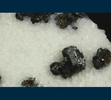 PE783 Tennantite with Chalcopyrite on Quartz from Cobre Mine, El Cobre, Mun. de Concepción del Oro, Zacatecas, Mexico PE783 Tennantite with Chalcopyrite on Quartz from Cobre Mine, El Cobre, Mun. de Concepción del Oro, Zacatecas, Mexico