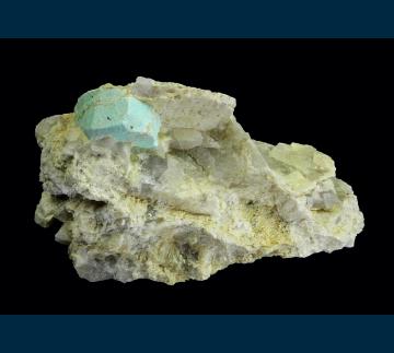 ACM437 Turquoise (pseudo Beryl) from Apache Canyon Mines, Halloran Springs District, Turquoise Mts, San Bernardino Co., California, USA ACM437 Turquoise (pseudo Beryl) from Apache Canyon Mines, Halloran Springs District, Turquoise Mts, San Bernardino Co., California, USA