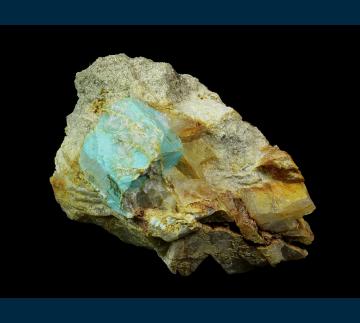 ACM483 Turquoise (pseudo Aquamarine) from Apache Canyon Mines, Halloran Springs District, Turquoise Mts, San Bernardino Co., California, USA ACM483 Turquoise (pseudo Aquamarine) from Apache Canyon Mines, Halloran Springs District, Turquoise Mts, San Bernardino Co., California, USA